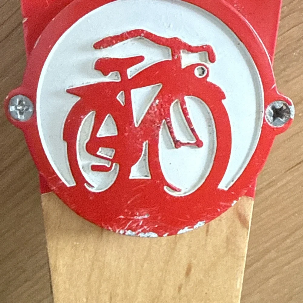New Belgium Brewing Tap‎ Handle Red Bicycle Logo Beer Dispensing